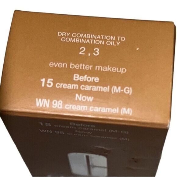 Clinique Even Better Evens‎ & Corrects SPF 15 Creme Caramel Makeup NIB - Picture 3 of 6
